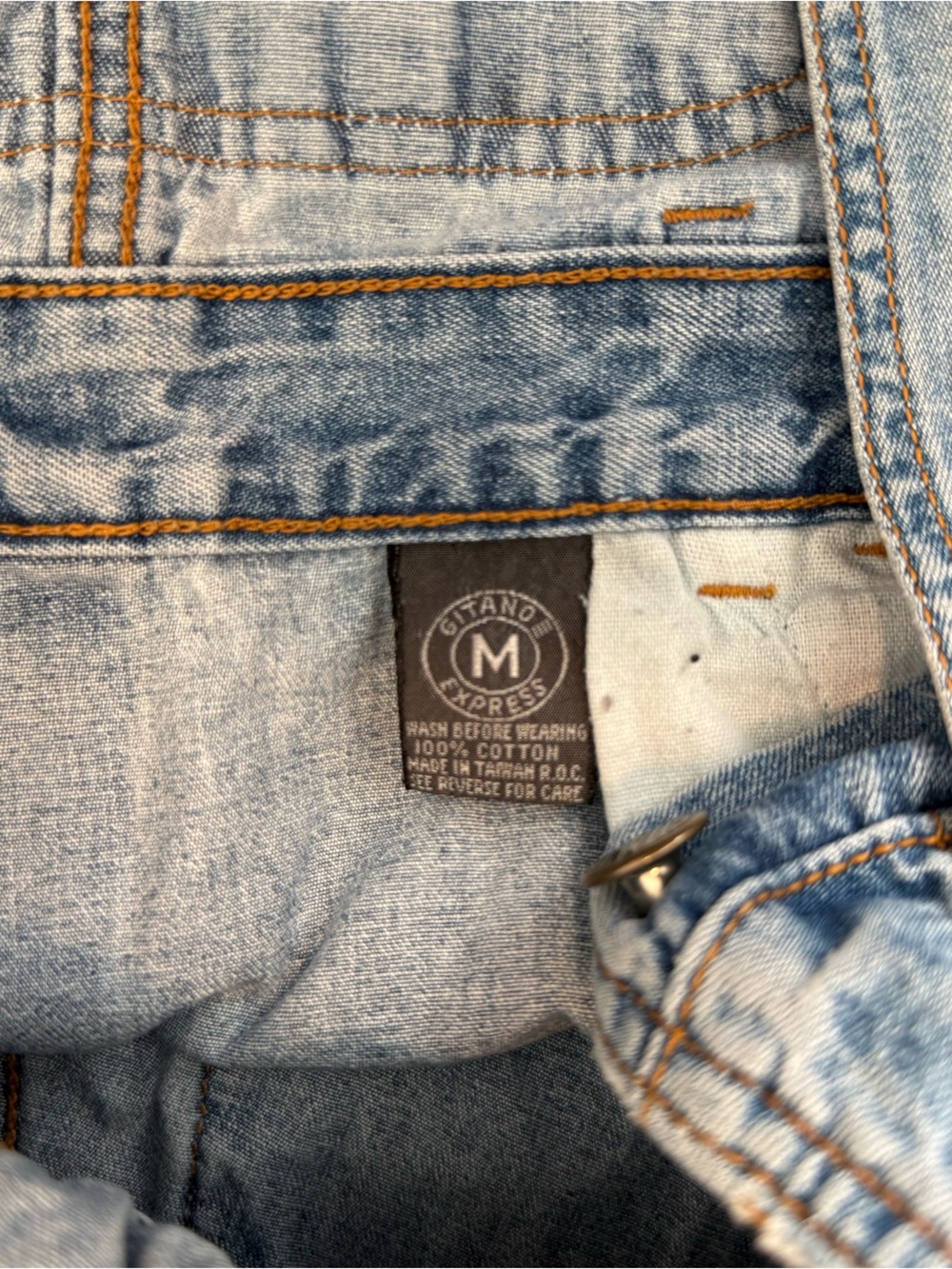 Vintage 90s GITANO Light Blue Denim Overalls - Picture 5 of 14